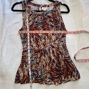 EUC Delletta Sz Xs pleated tank top